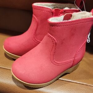 Cat & Jack Vibrant Red Kids Boots